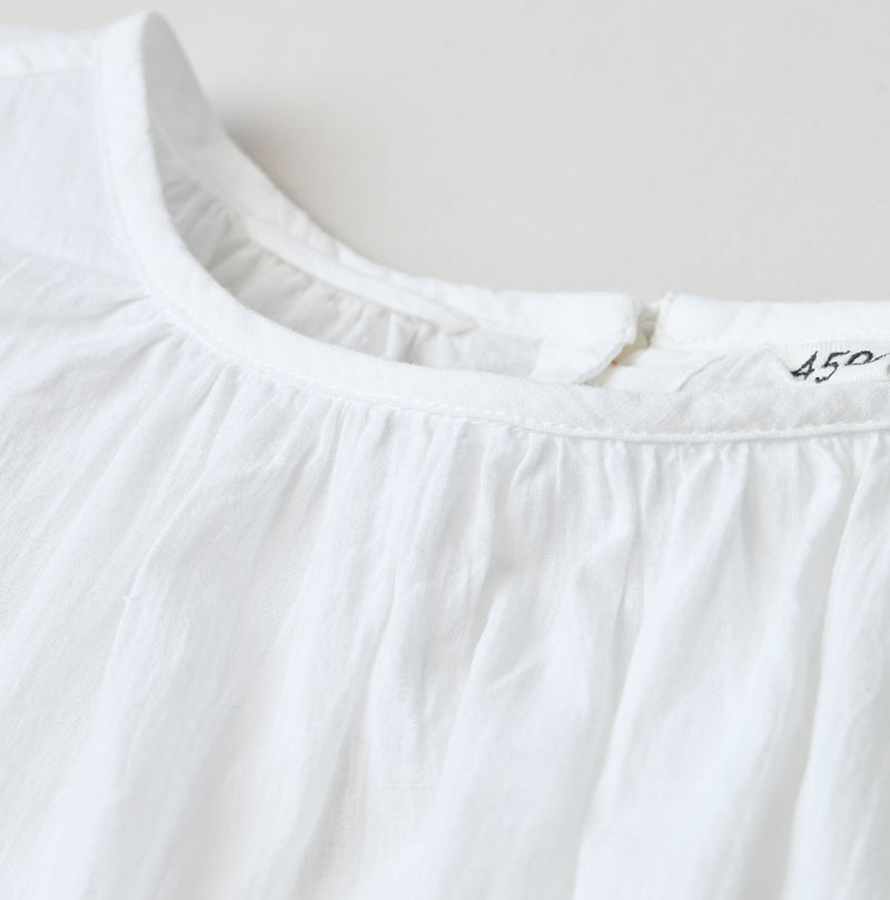 Khadi Feather Silk Peplum Frill de T-shirt - Image 12