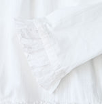 Khadi Feather Silk Peplum Frill de T-shirt