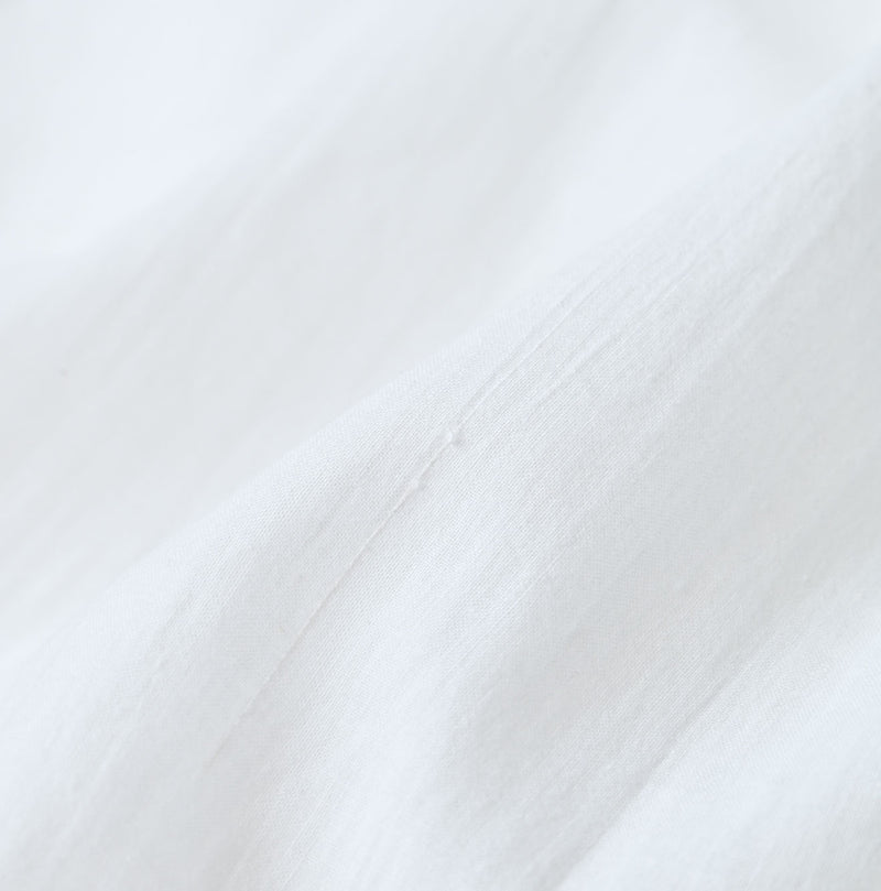 Khadi Feather Silk Peplum Frill de T-shirt - Image 16