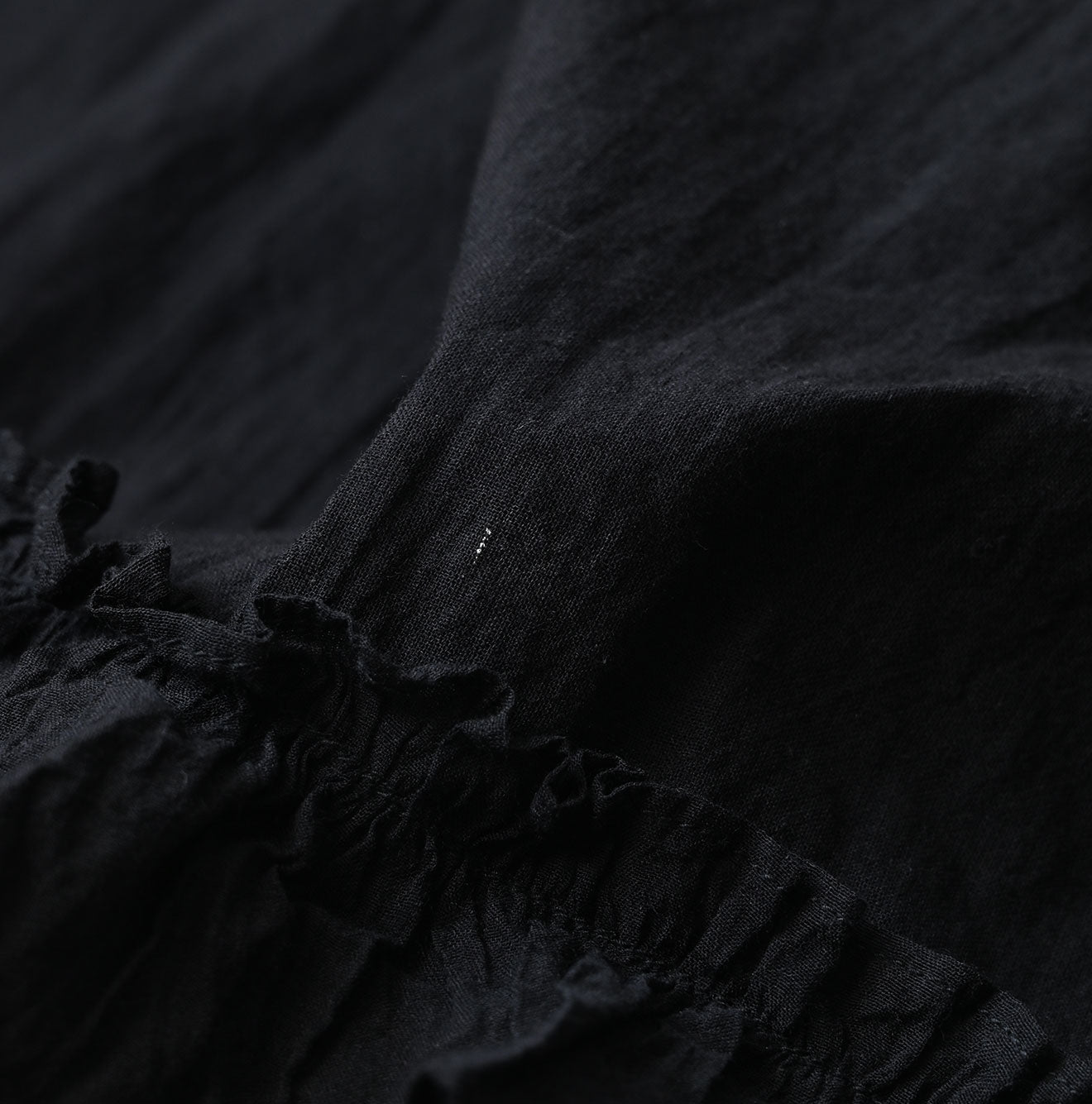 Khadi Feather Silk Peplum Frill de T-shirt - Image 14
