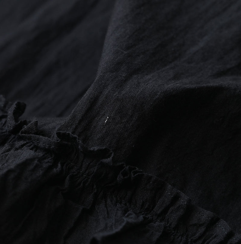 Khadi Feather Silk Peplum Frill de T-shirt - Image 14