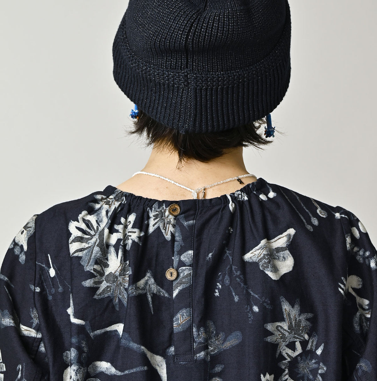Indigo Donkey Tail Blouse