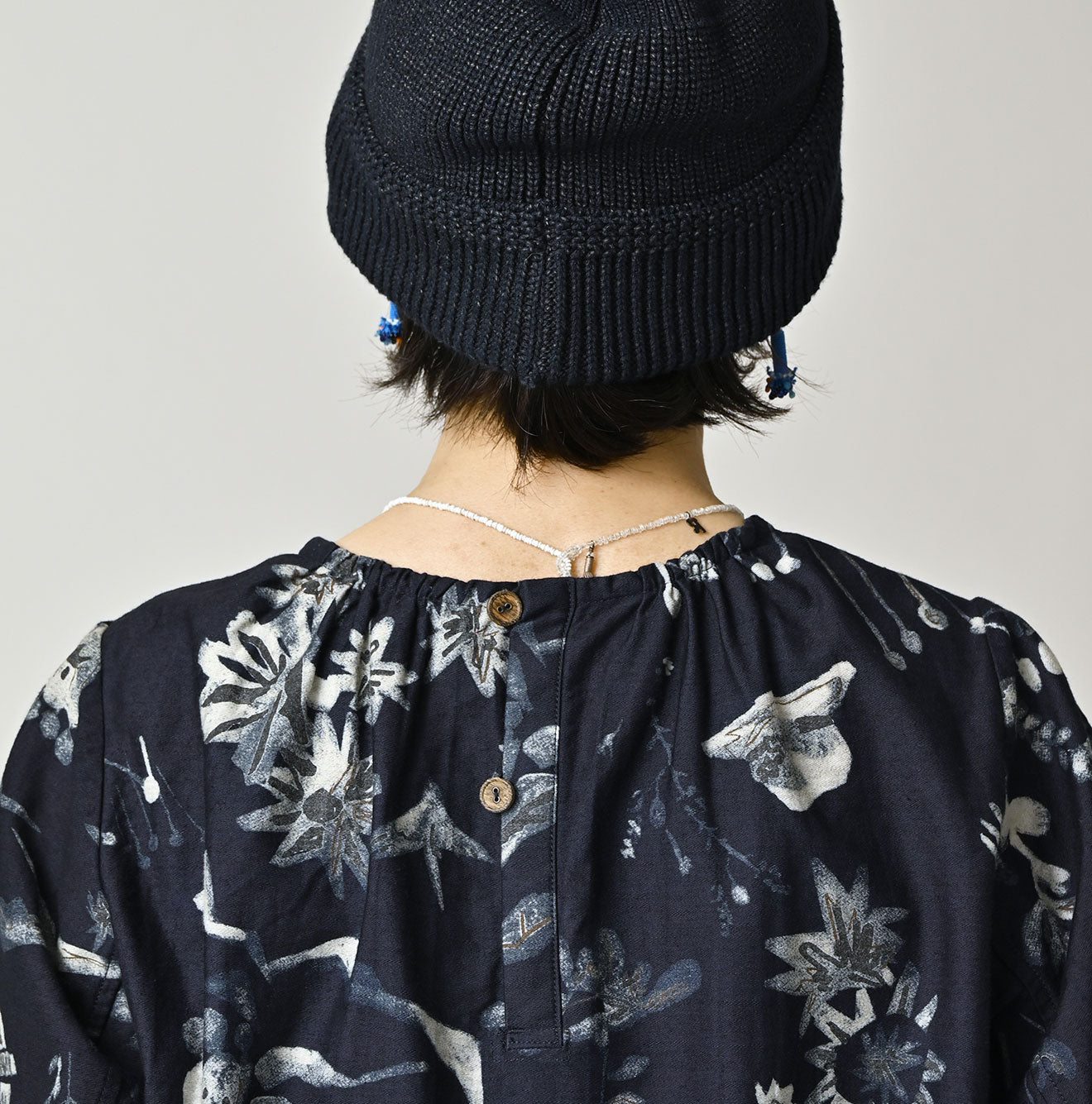 Indigo Donkey Tail Blouse - Image 9