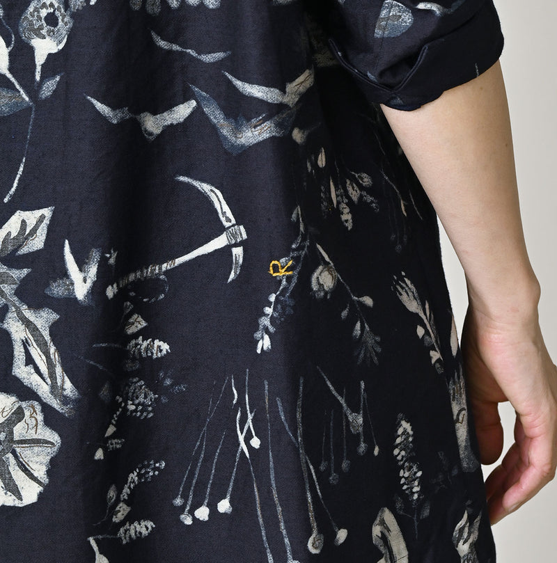Indigo Donkey Tail Blouse - Image 10