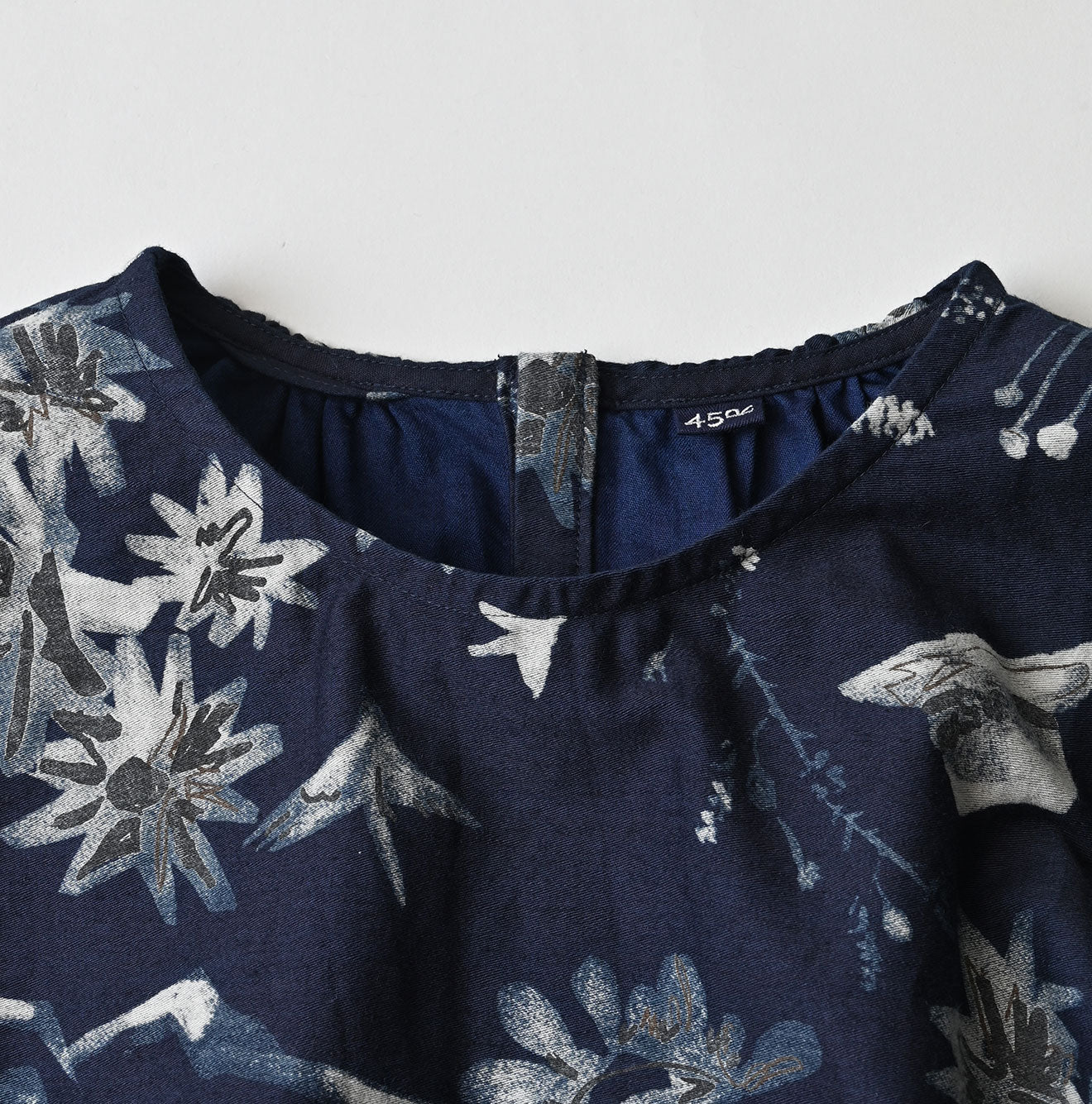 Indigo Donkey Tail Blouse - Image 12