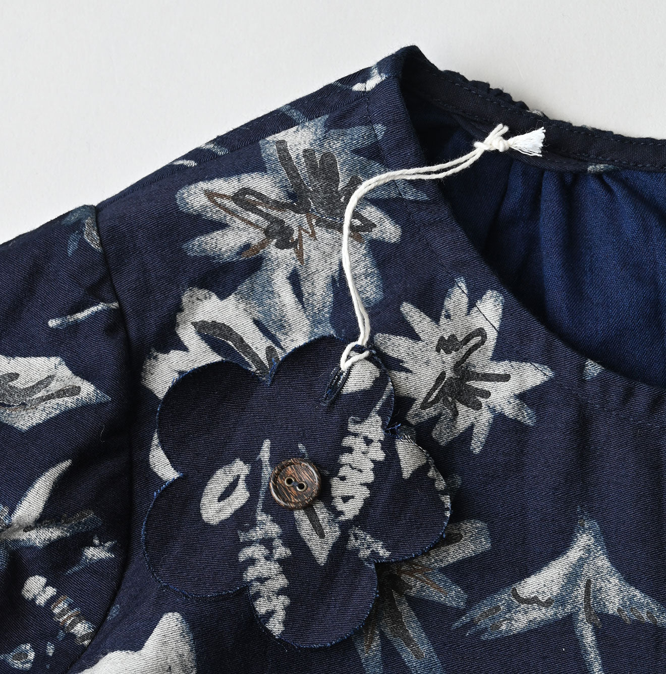 Indigo Donkey Tail Blouse