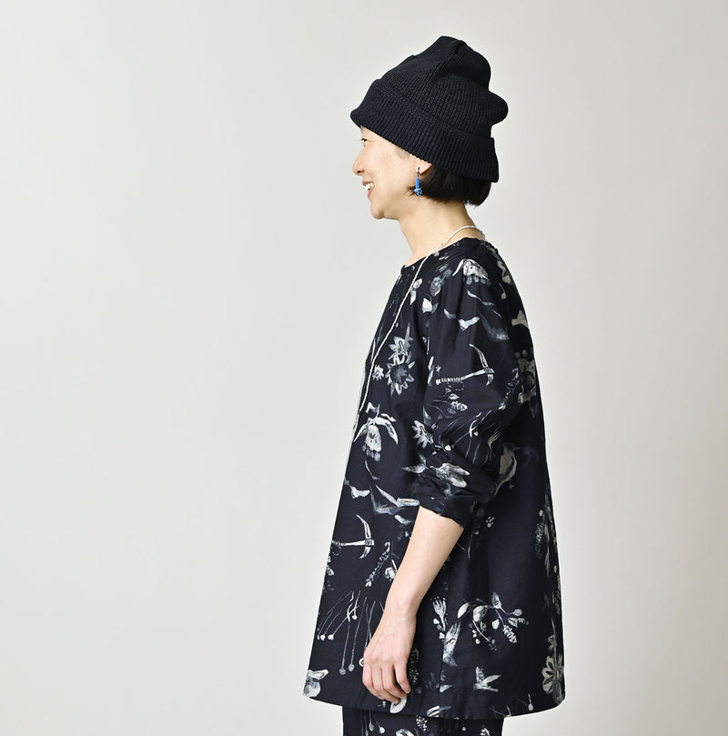 Indigo Donkey Tail Blouse - Image 5