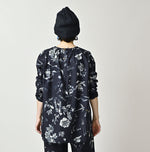 Indigo Donkey Tail Blouse