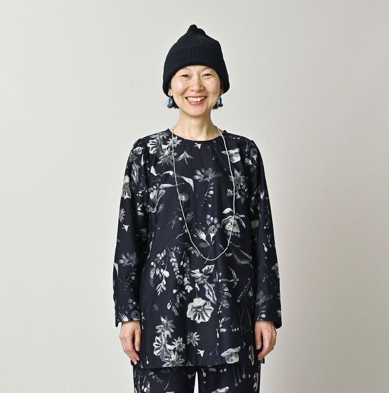 Indigo Donkey Tail Blouse - Image 7