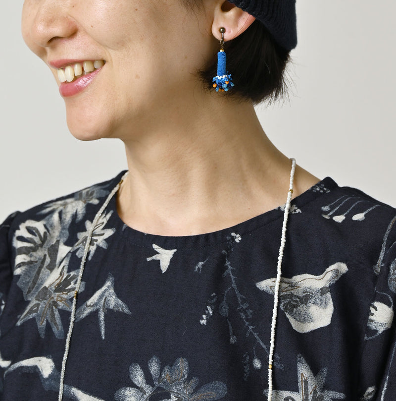 Indigo Donkey Tail Blouse - Image 8
