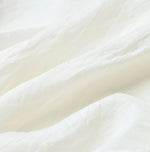 45R Ai Indigo Silk Frilled Collar Blouse
