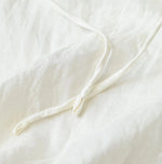 45R Ai Indigo Silk Frilled Collar Blouse