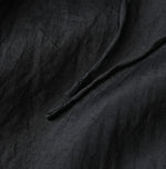 45R Ai Indigo Silk Frilled Collar Blouse