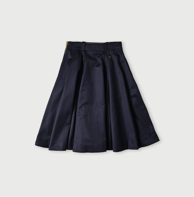 45R Wool Cotton Venetian Circular Skirt - Image 10