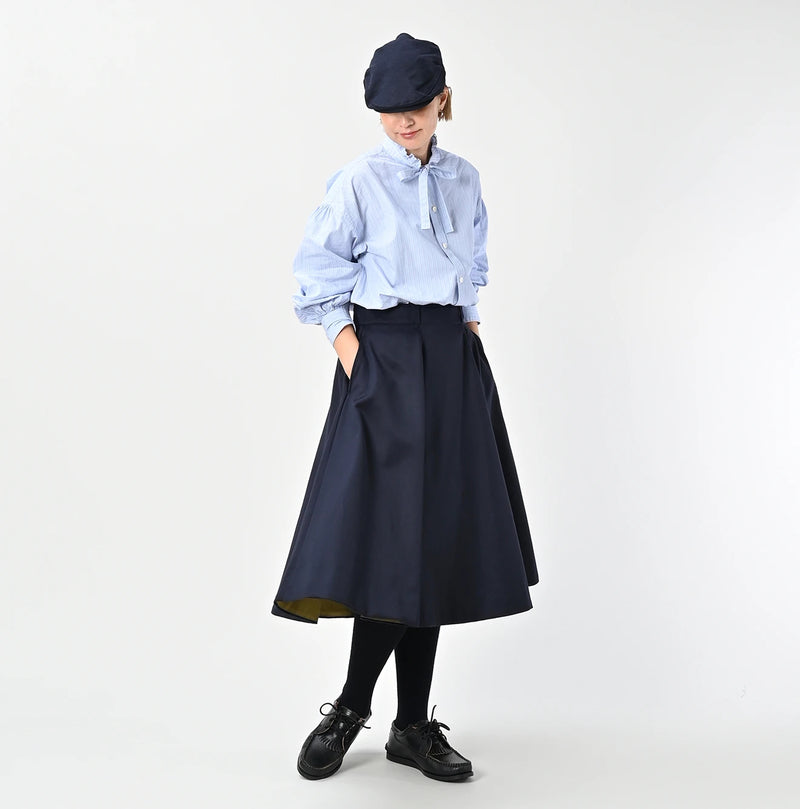 45R Wool Cotton Venetian Circular Skirt - Image 2