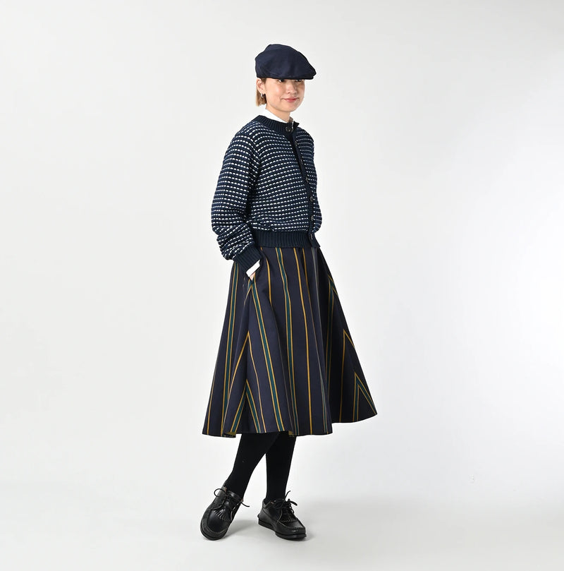 45R Wool Cotton Venetian Circular Skirt - Image 2