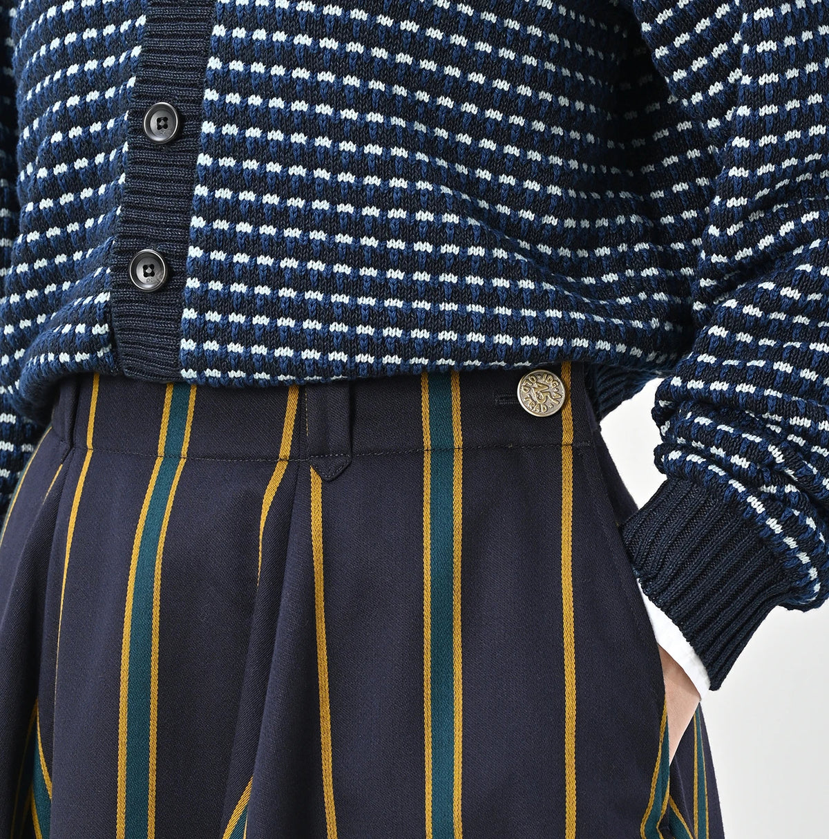 45R Wool Cotton Venetian Circular Skirt