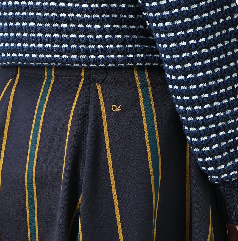 45R Wool Cotton Venetian Circular Skirt - Image 7