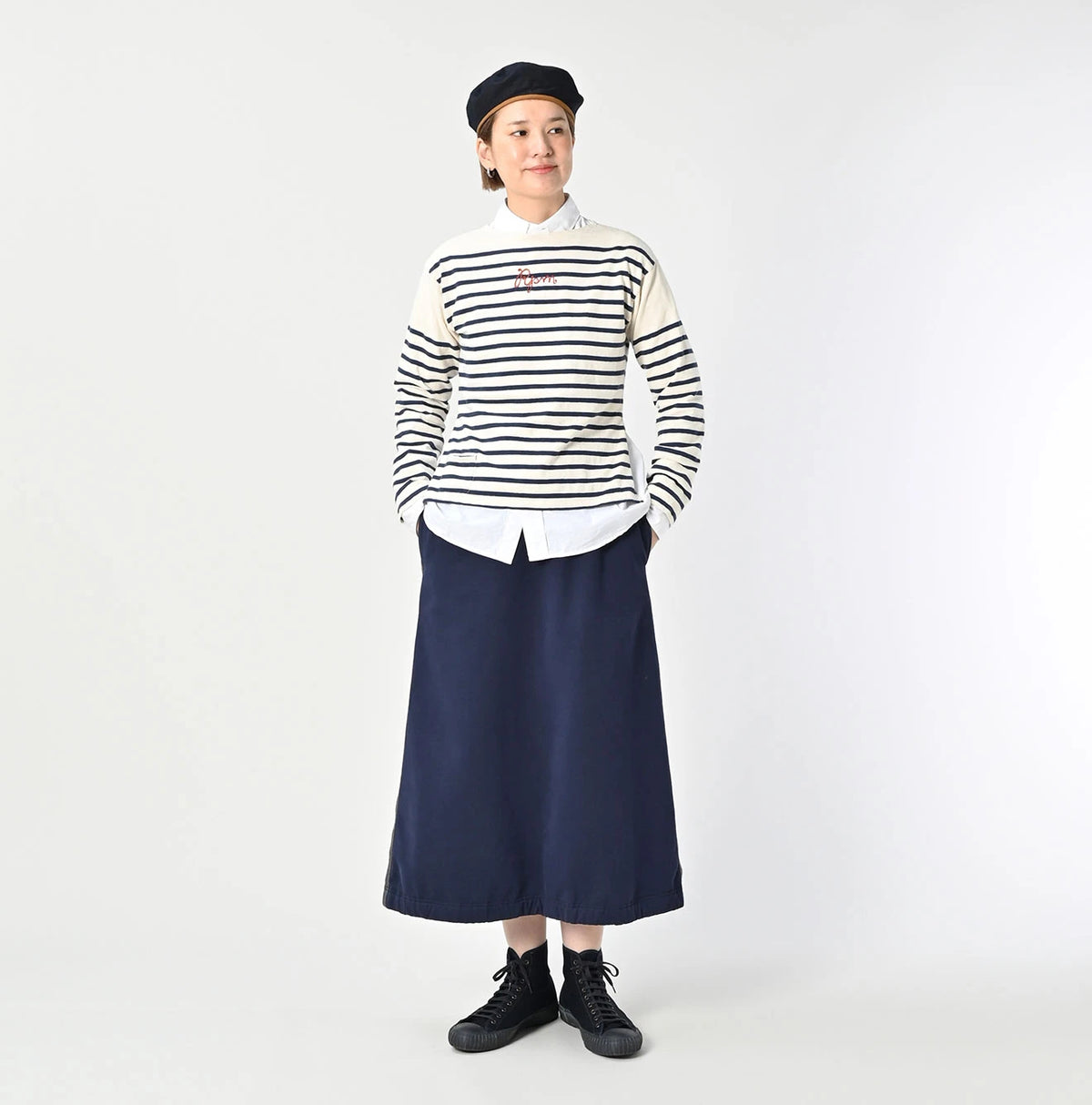 45R Suede Cotton Fleece Skirt - Image 2
