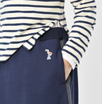 45R Suede Cotton Fleece Skirt