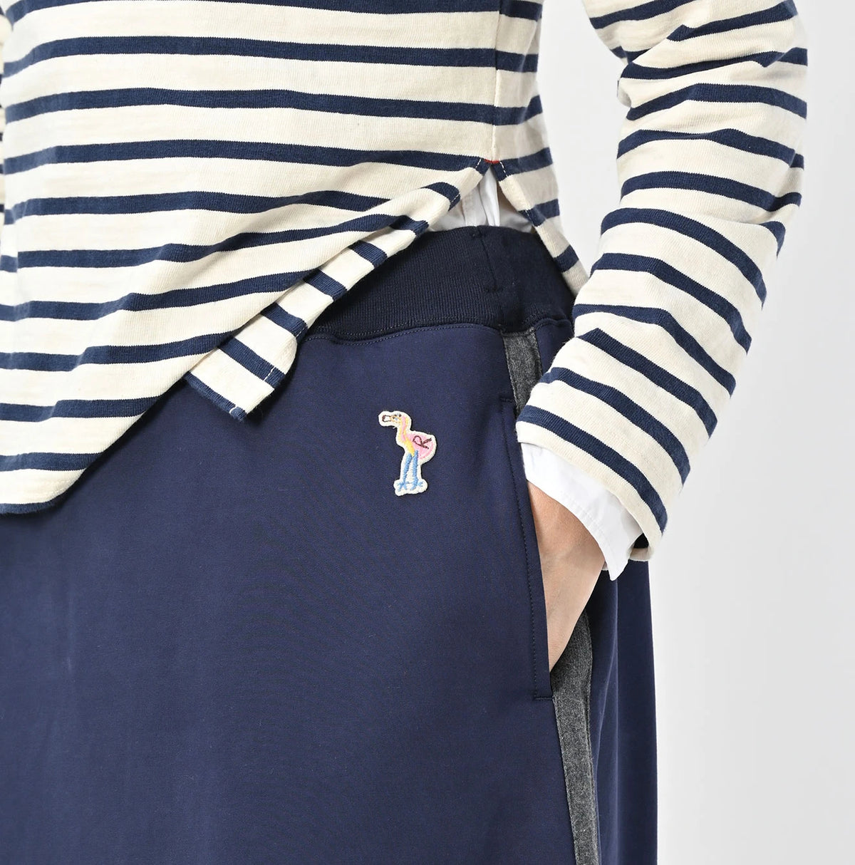 45R Suede Cotton Fleece Skirt - Image 6