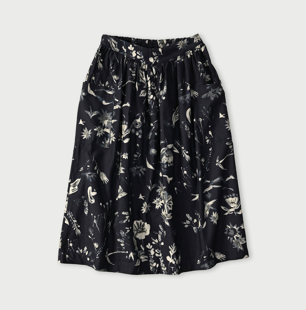 Indigo Donkey Tail Easy Apron Skirt