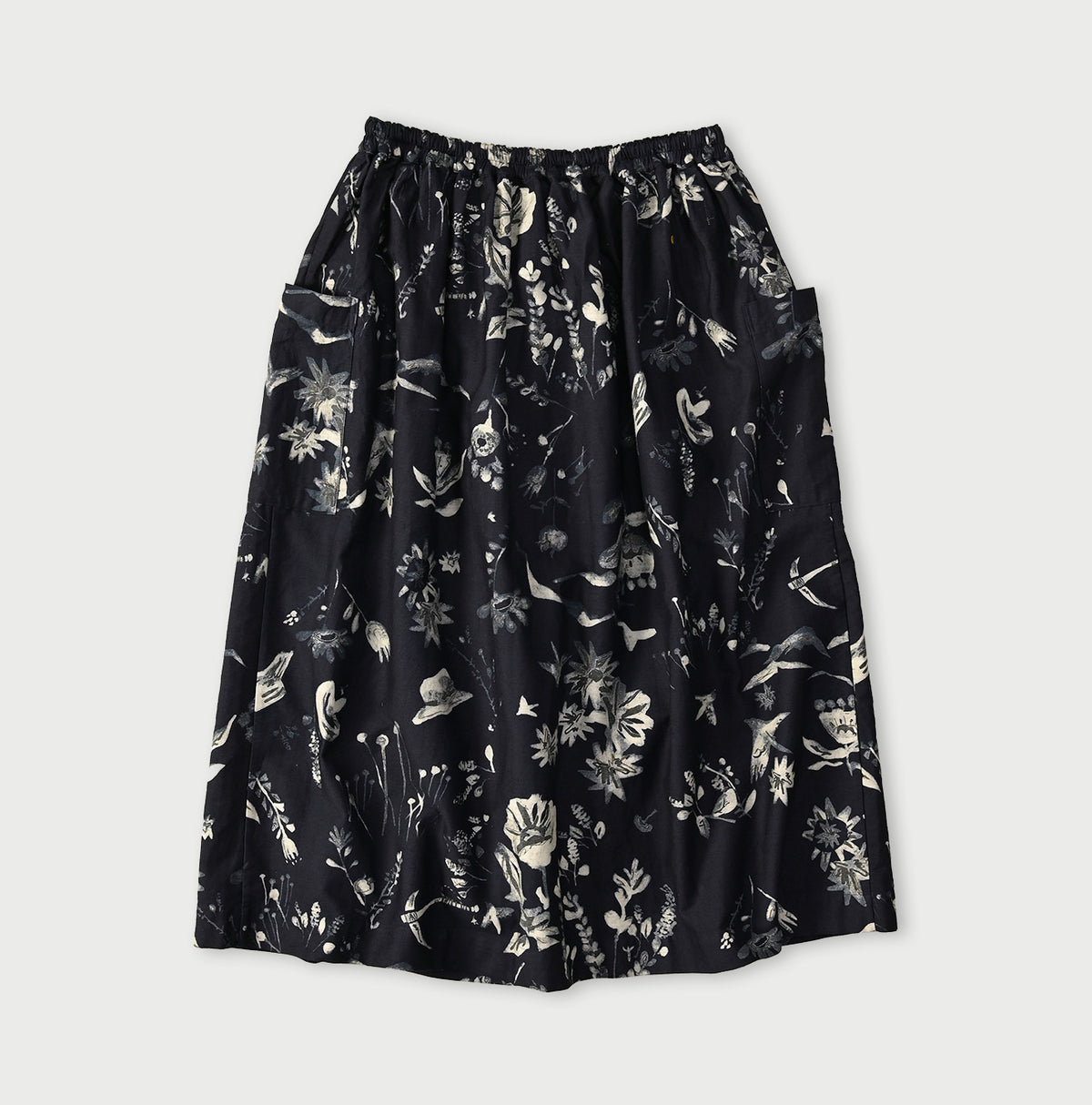 Indigo Donkey Tail Easy Apron Skirt