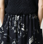 Indigo Donkey Tail Easy Apron Skirt