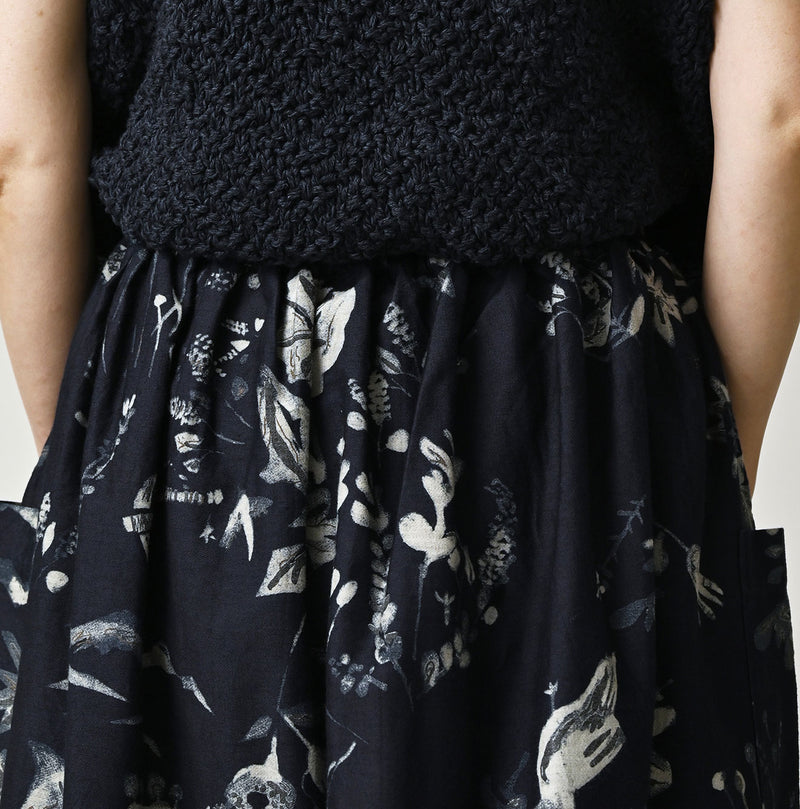 Indigo Donkey Tail Easy Apron Skirt - Image 8