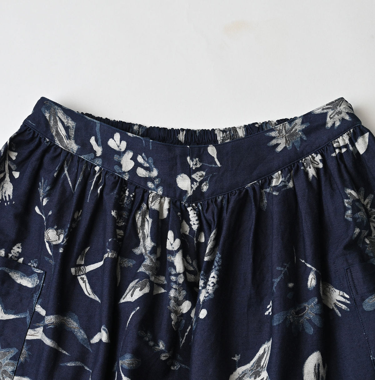 Indigo Donkey Tail Easy Apron Skirt