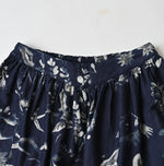 Indigo Donkey Tail Easy Apron Skirt