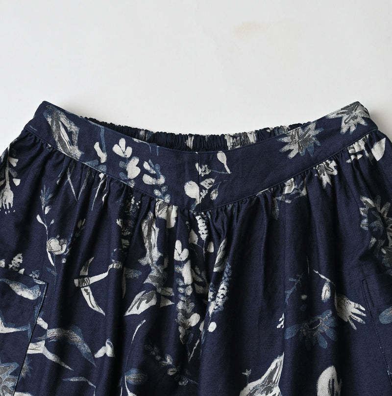 Indigo Donkey Tail Easy Apron Skirt - Image 10