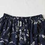 Indigo Donkey Tail Easy Apron Skirt