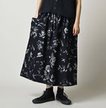 Indigo Donkey Tail Easy Apron Skirt