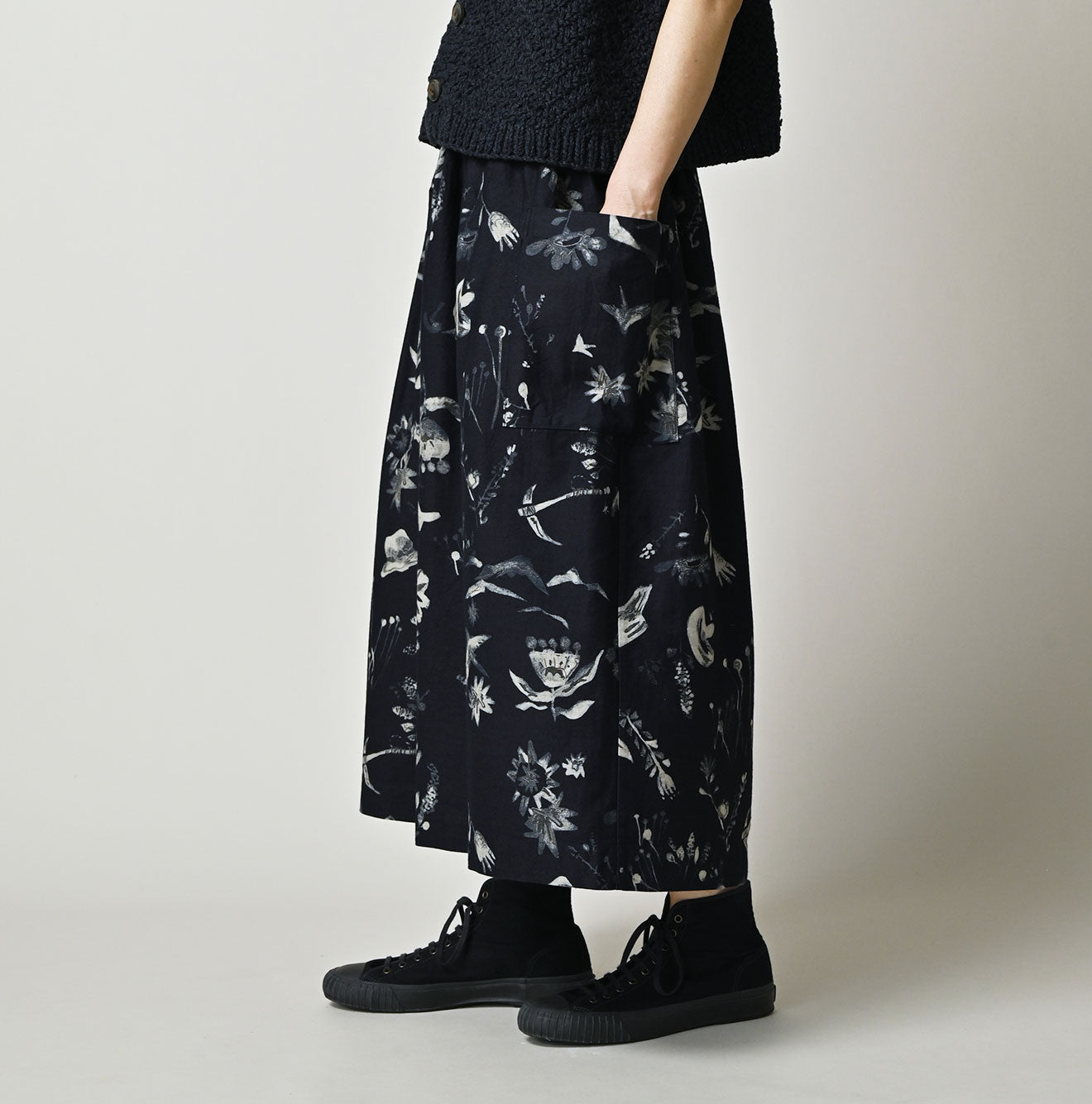Indigo Donkey Tail Easy Apron Skirt - Image 4