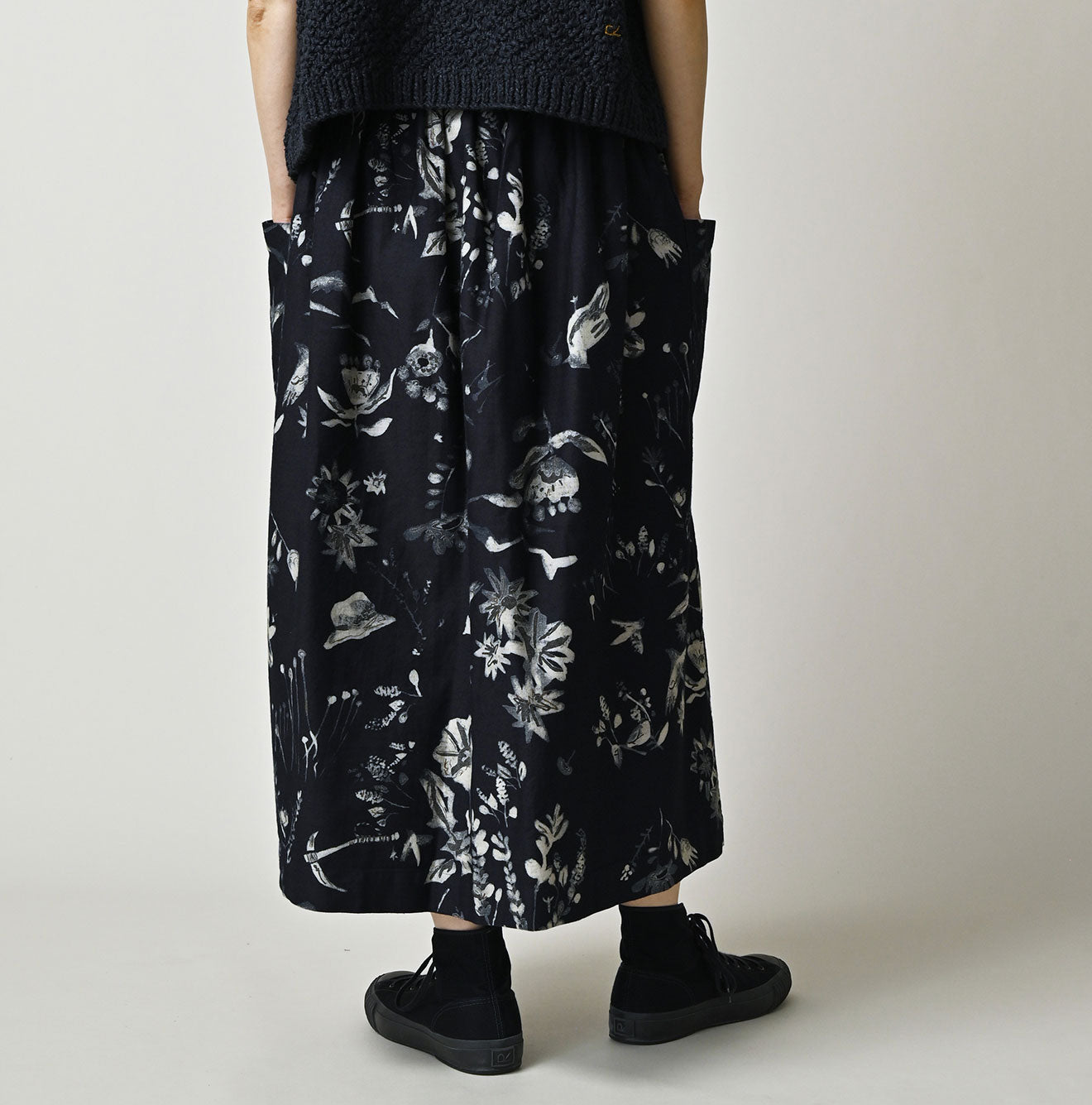 Indigo Donkey Tail Easy Apron Skirt - Image 5