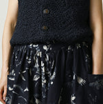 Indigo Donkey Tail Easy Apron Skirt