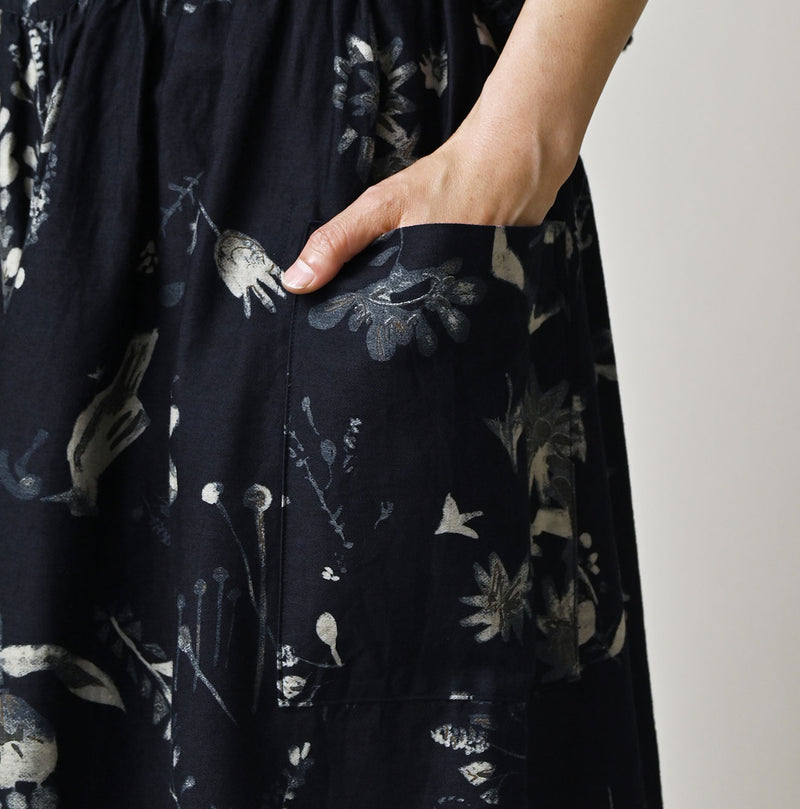 Indigo Donkey Tail Easy Apron Skirt - Image 7