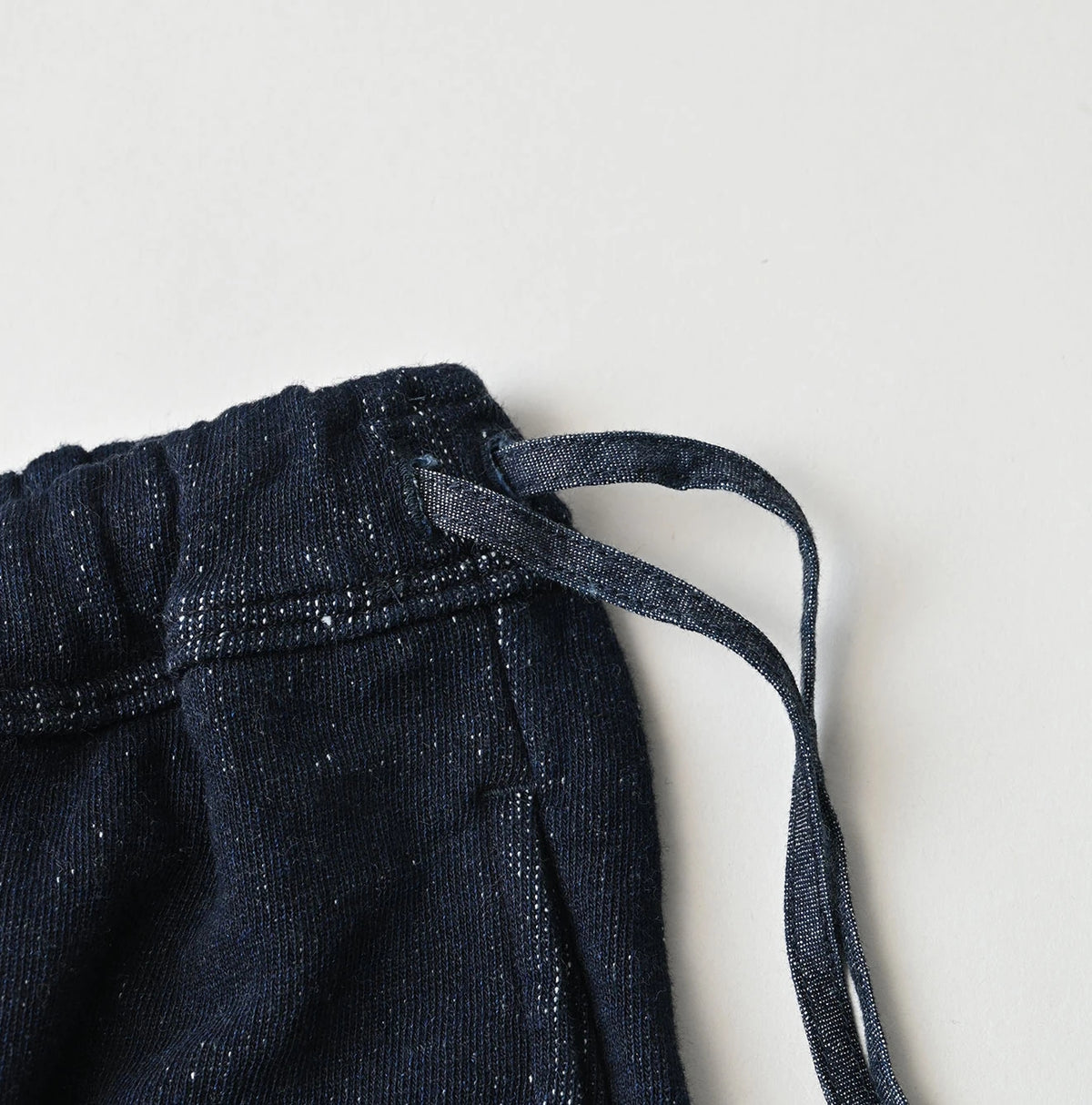 45R Indigo Cotton Fleece x Denim Skirt