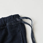 45R Indigo Cotton Fleece x Denim Skirt