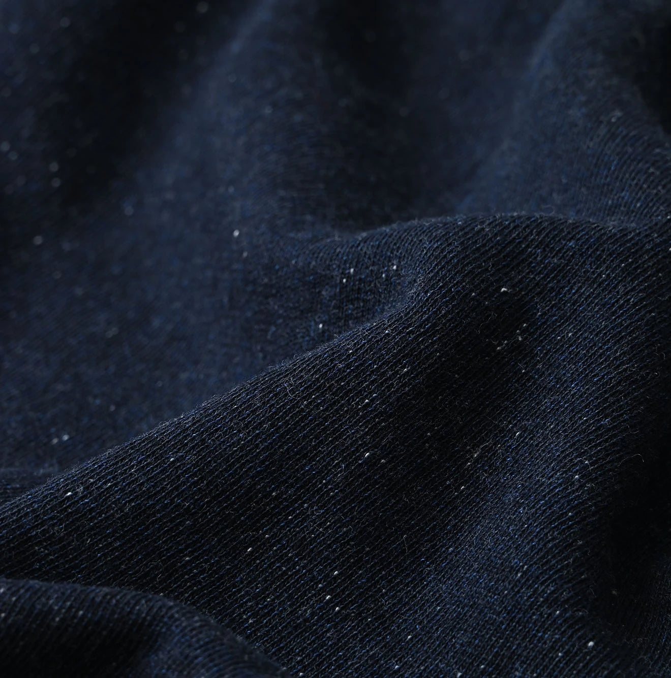 45R Indigo Cotton Fleece x Denim Skirt - Image 14