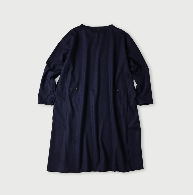 45R Herringbone Jersey Flannel Dress