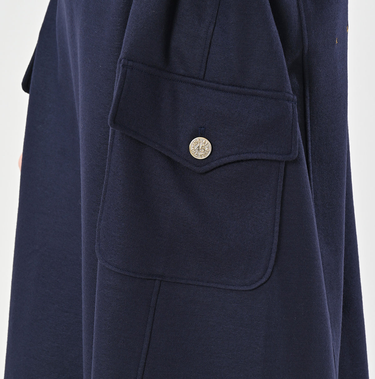 45R Herringbone Jersey Flannel Dress