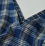 45R Ai Indigo Flannel Mix Patchwork Dress
