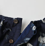 Indigo Donkey Tail Dress