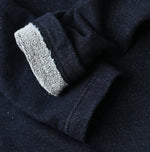 45R Indigo Cotton Fleece x Denim Dress