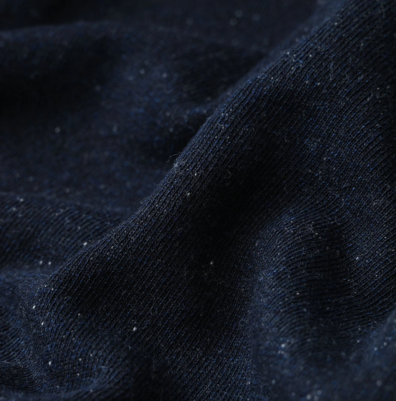 45R Indigo Cotton Fleece x Denim Dress