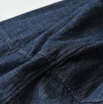 45R Indigo Cotton Fleece x Denim Dress