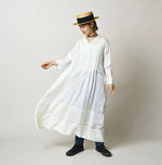 45R Silk Pintuck Dress