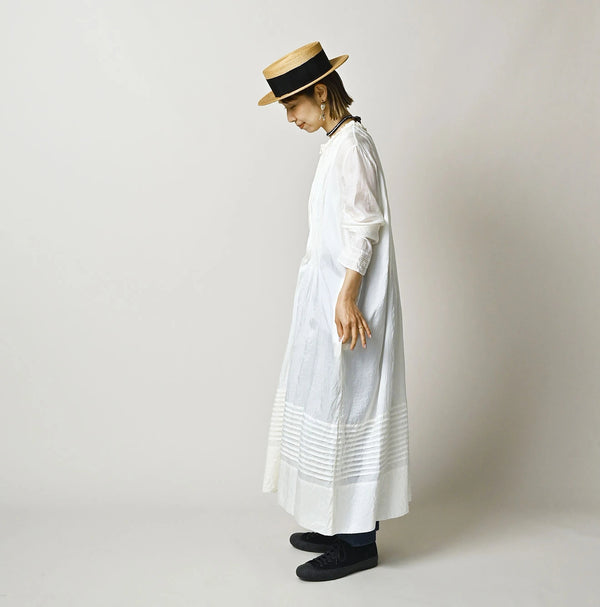 45R Silk Pintuck Dress